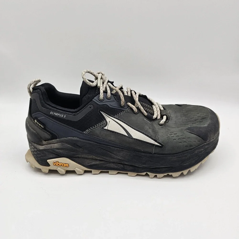 Altra‎ Olympus 5 GTX Shoes Mens 9 Black Waterproof Trail Sneakers AL0A7R6R000